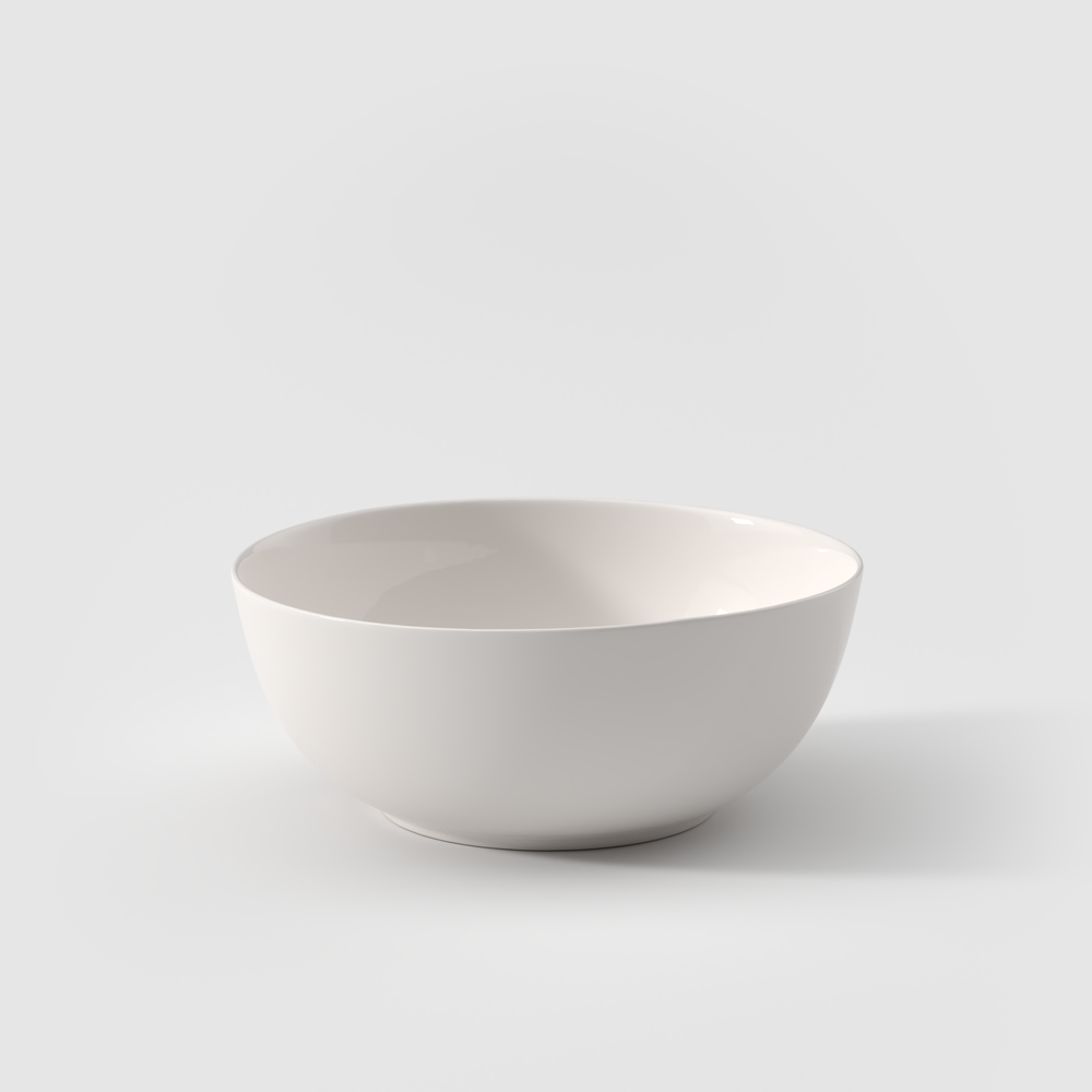 For Me Serving Bowl - White, 57.5 oz, Premium Porcelain