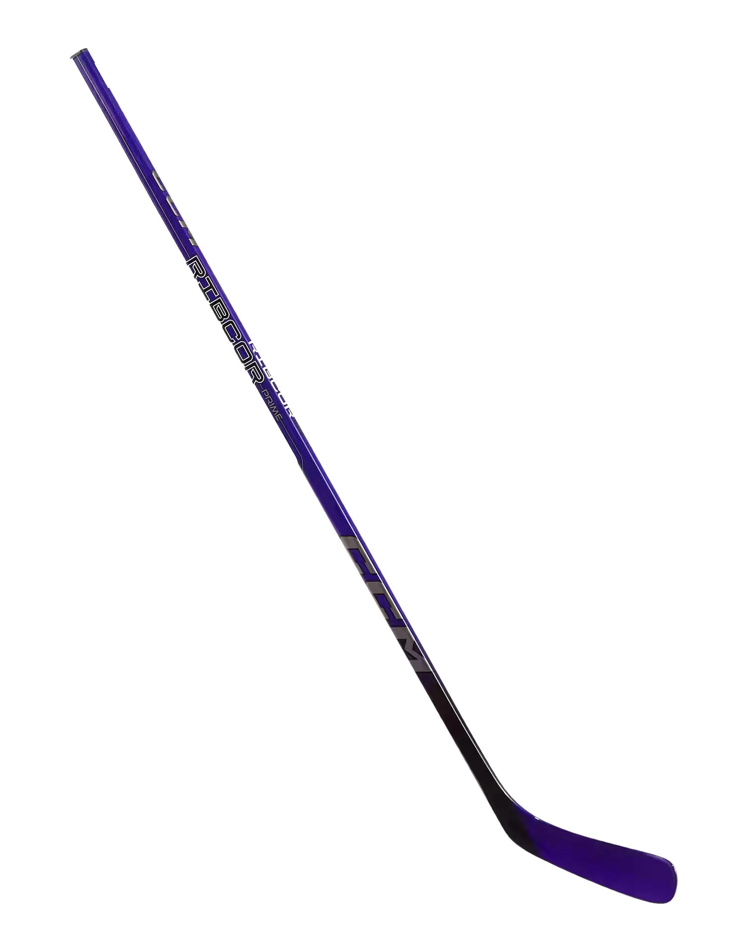 CCM Ribcor Prime Composite Hockey Stick, Junior, Purple/Black