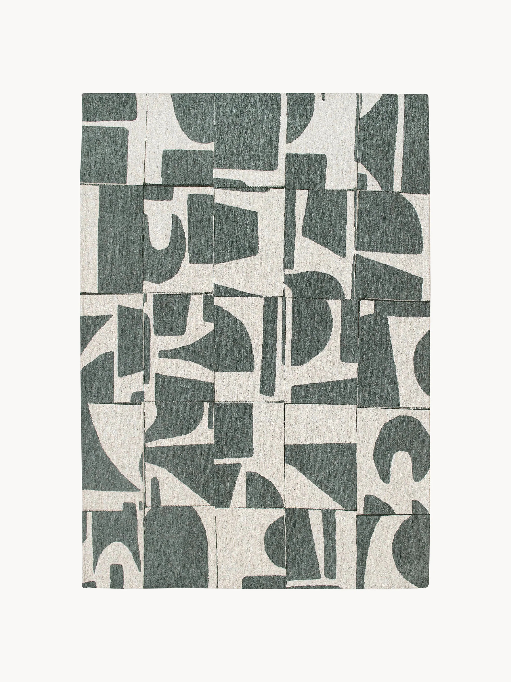 Waschbarer Indoor & Outdoor-Jacquard-Teppich Papercut
