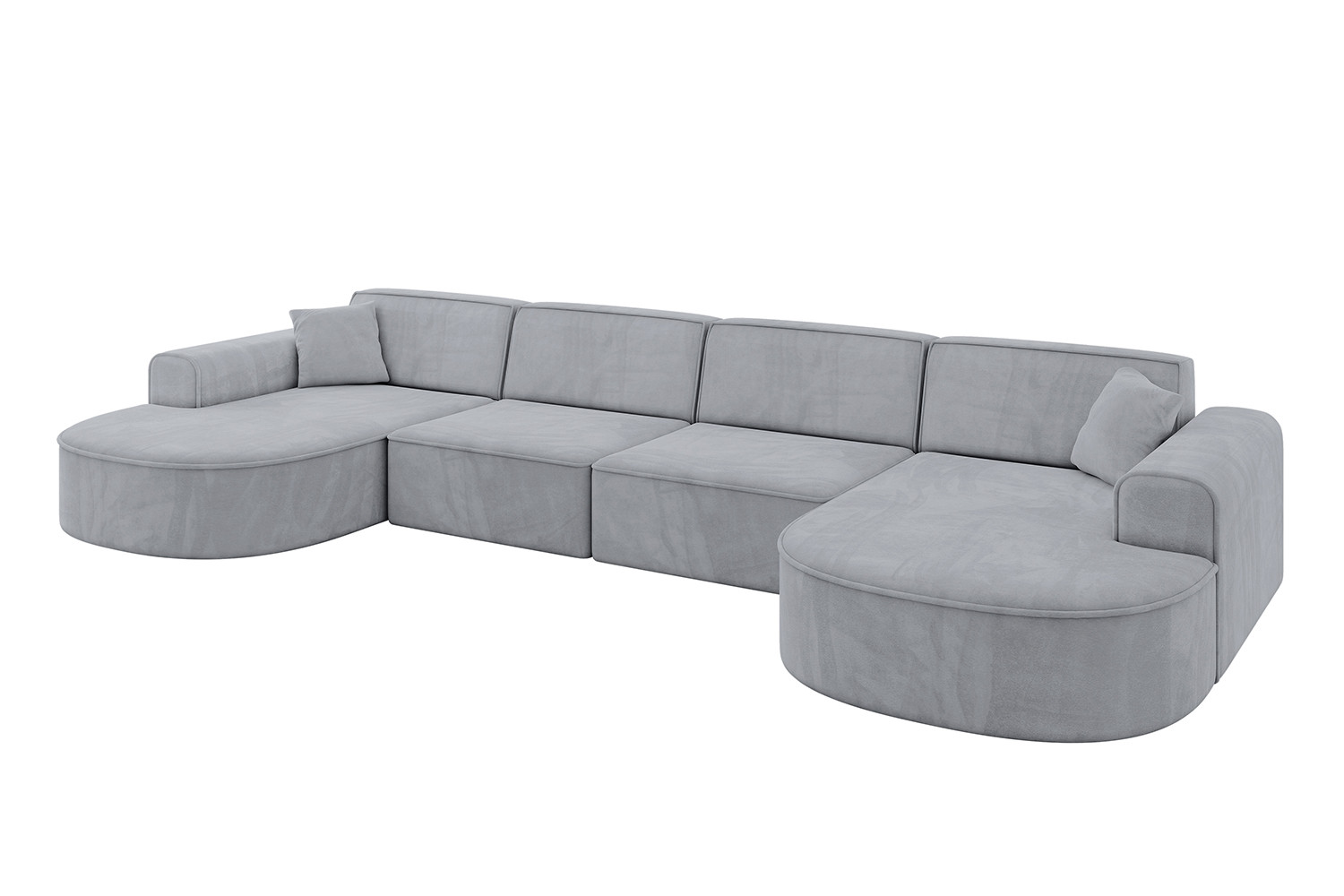 Narożnik uniwersalny bez funkcji spania MARI-U2 388x171x79,5 cm Szary