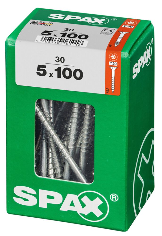 TRESKRUE SPAX TFT 5X100MM 30STK/PK