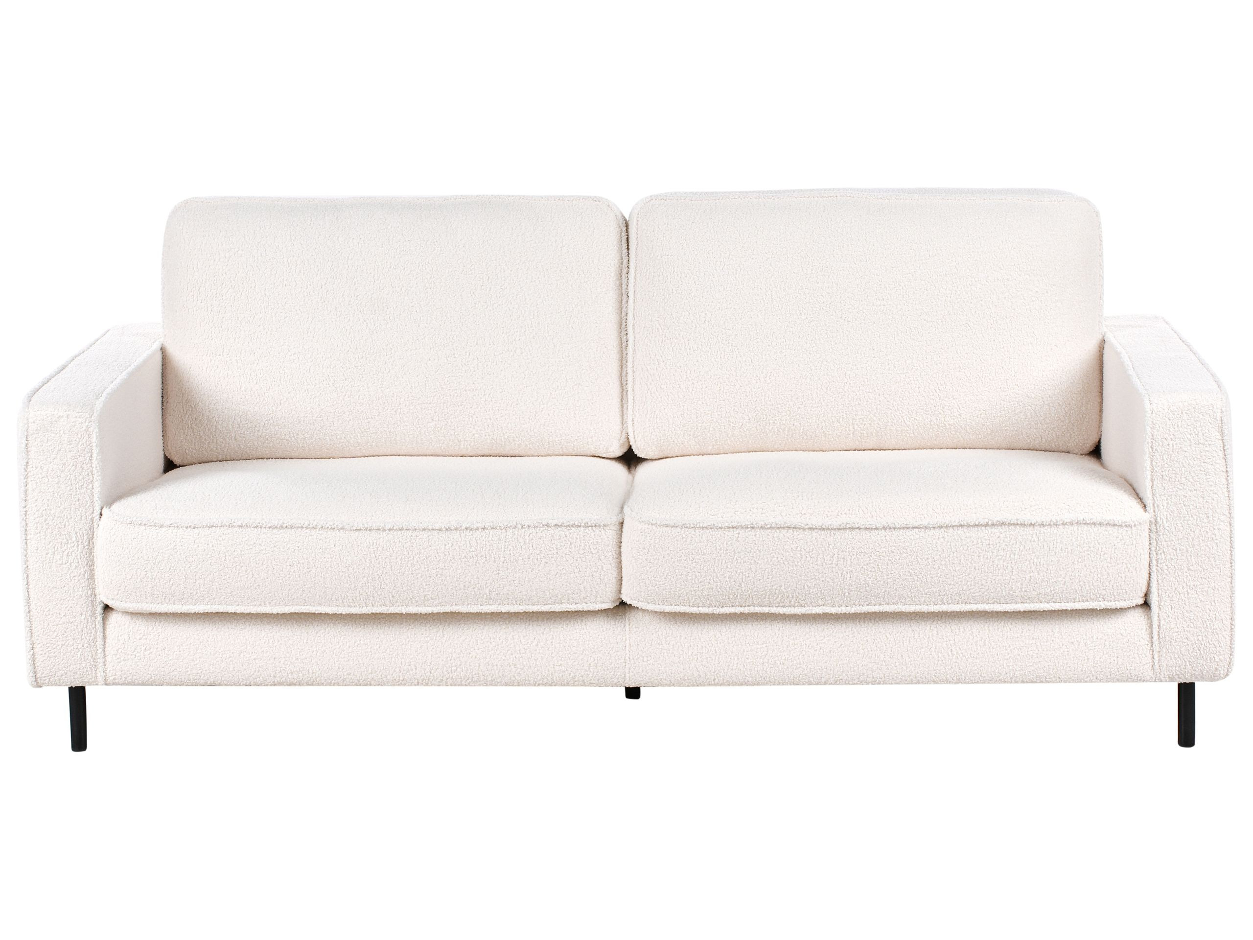 Sofa 3-osobowa biała boucle