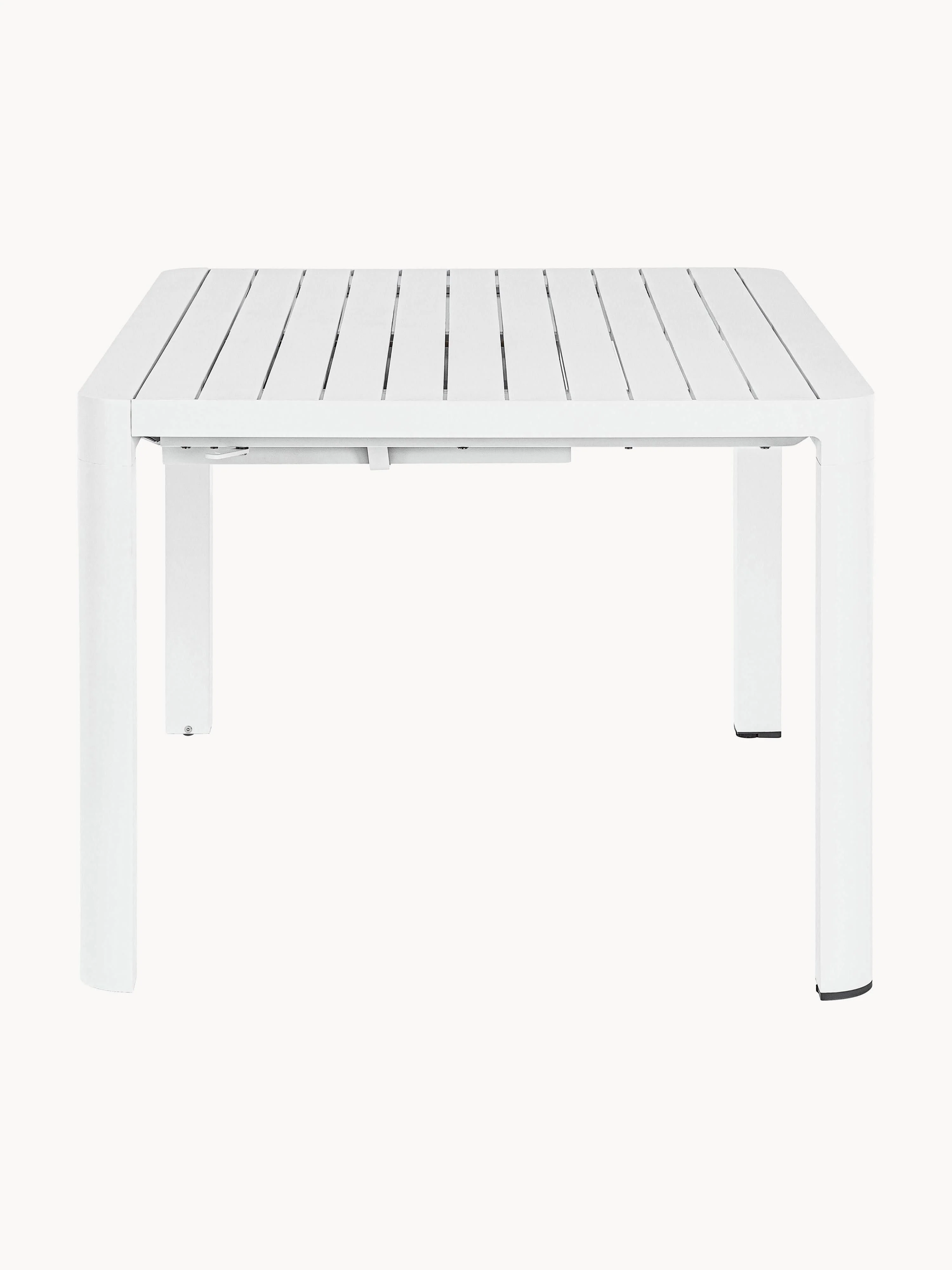 Ausziehbarer Gartentisch Kiplin, 97 - 150 x 150 cm