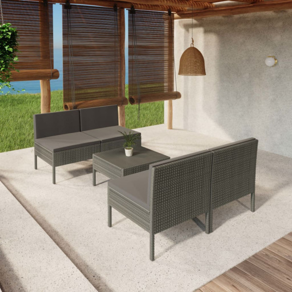 Zestaw Mebli Ogrodowych Komplet Wypoczynkowy Na Taras Balkon Ogród Rattan