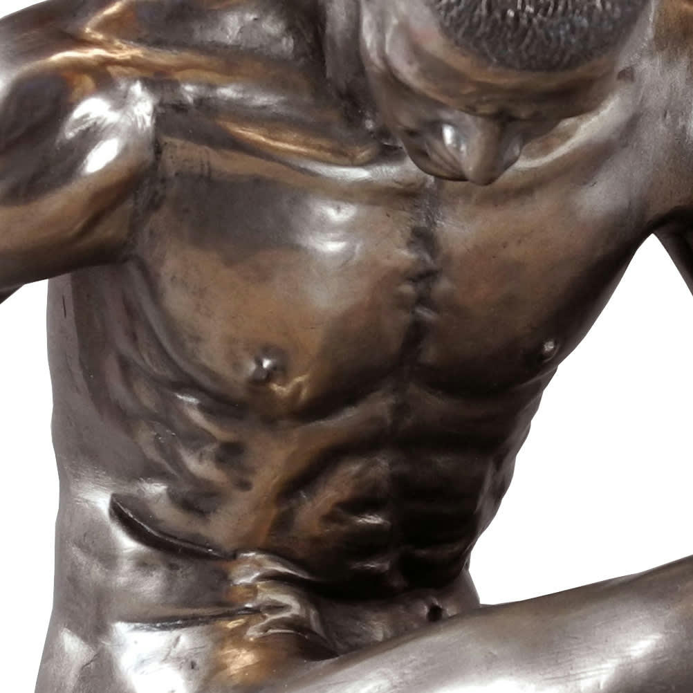 NU - Statuette en résine homme nu H16cm