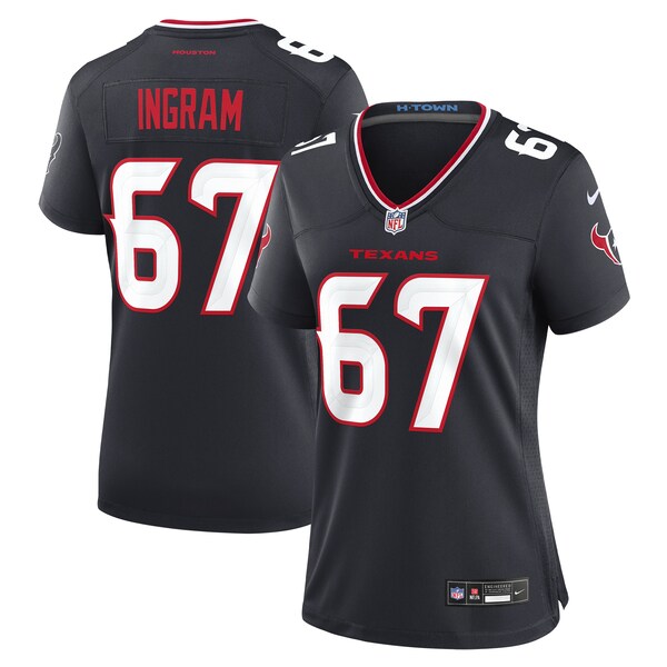 Ed Ingram Houston Texans Nike Women's Team Game Jersey -  Navy