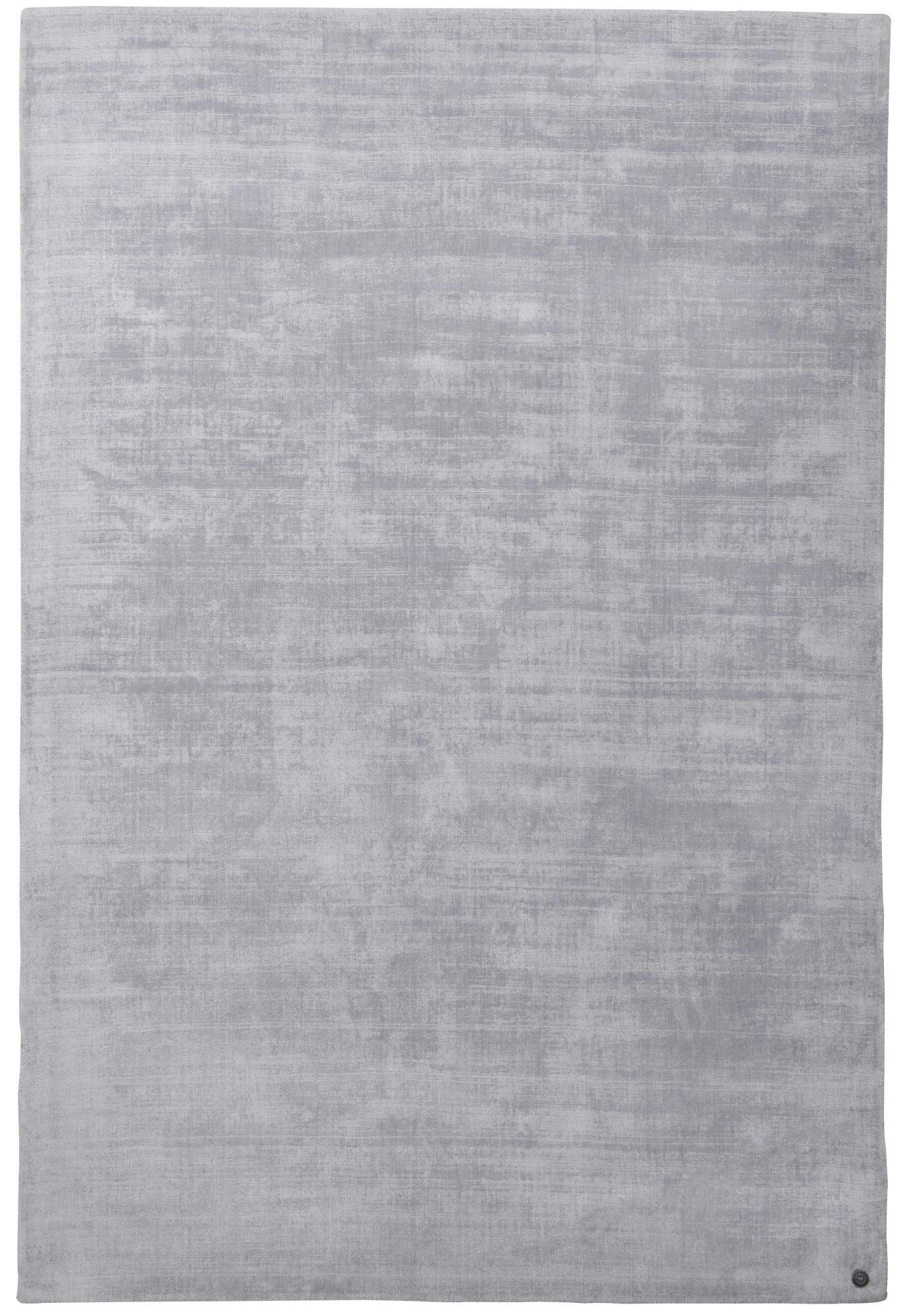 SHINE - Tapis élégant doux et brillant en viscose Argent 85x155