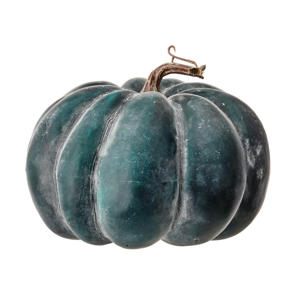 8" Waterproof Weathered Pumpkin W/Stem - 8-Inches