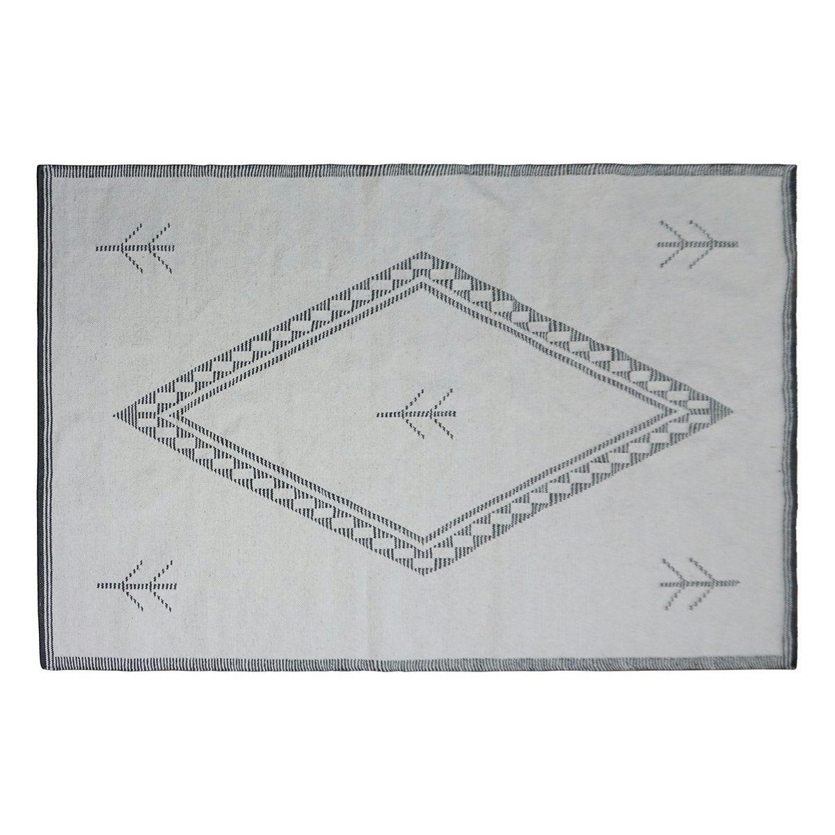 - Tapis à motifs graphiques losange