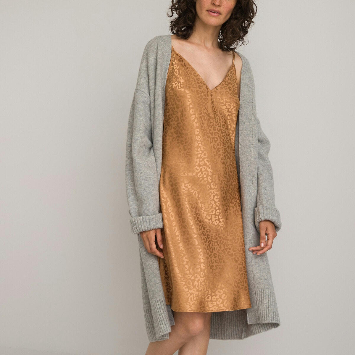 Nuisette en satin jacquard