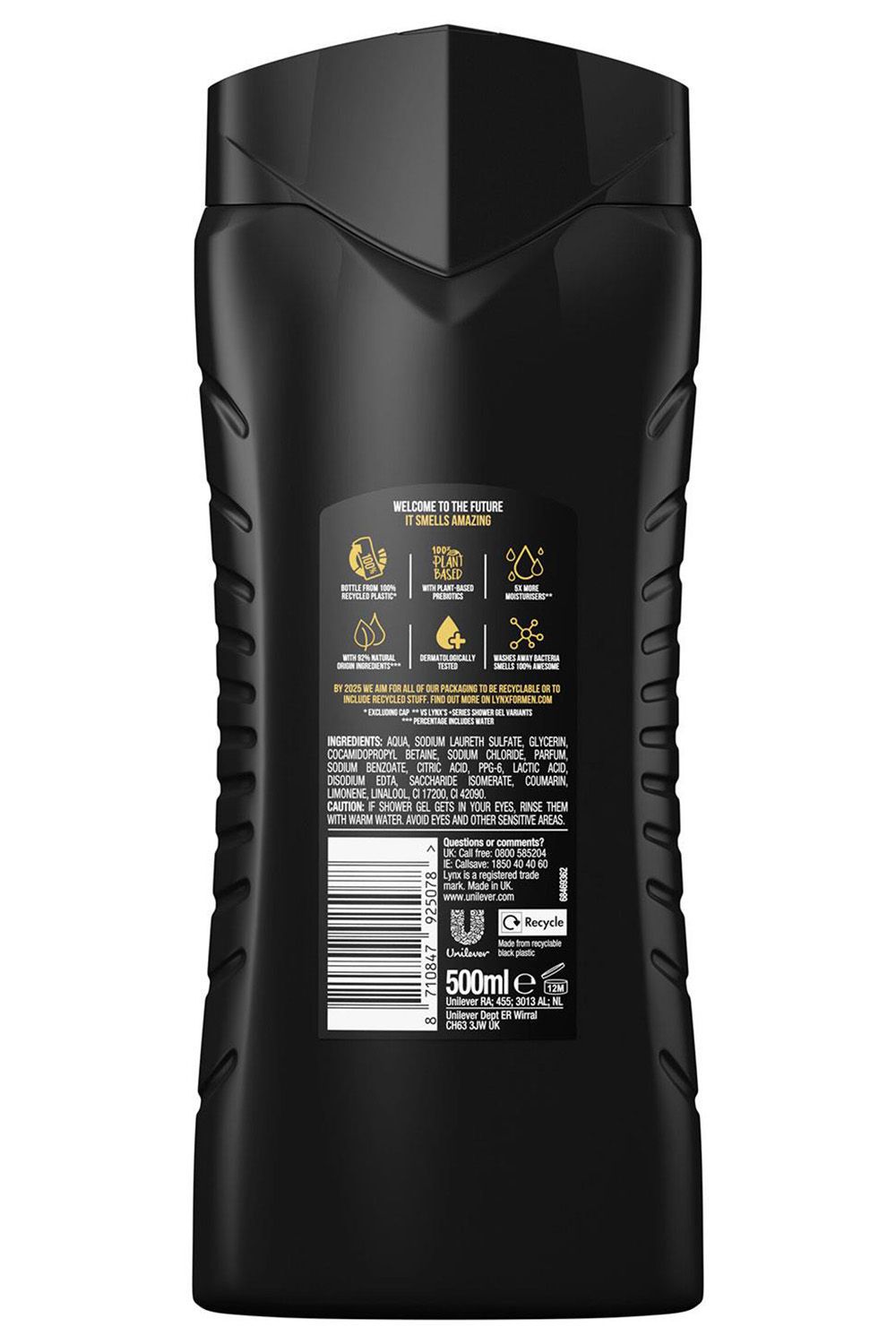 Lynx 12H Refreshing Excite Shower Gel 500ml with 48H Fresh Body Spray 250ml