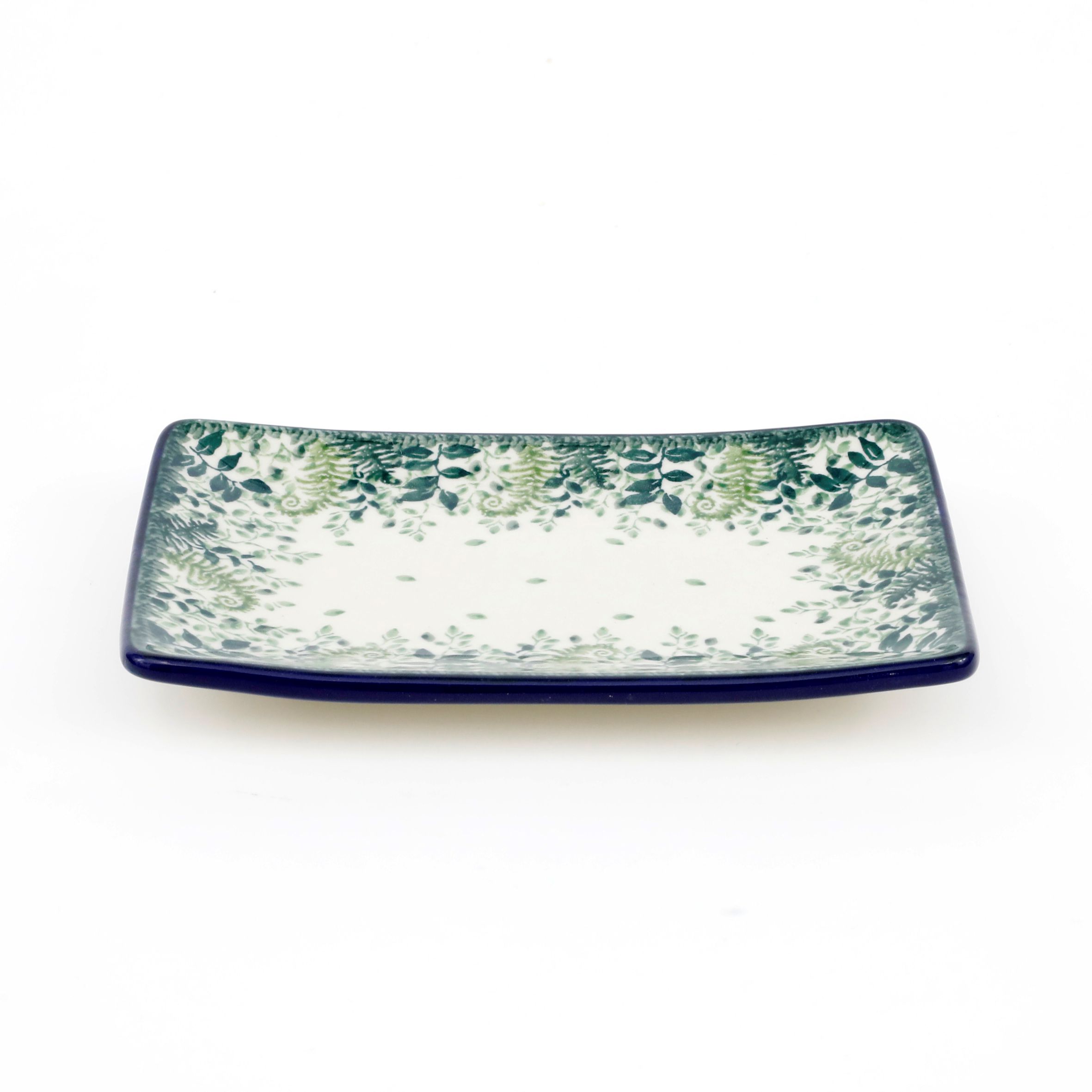 Tacka ceramiczna C27 18/12 cm 2206X Zielone paprocie