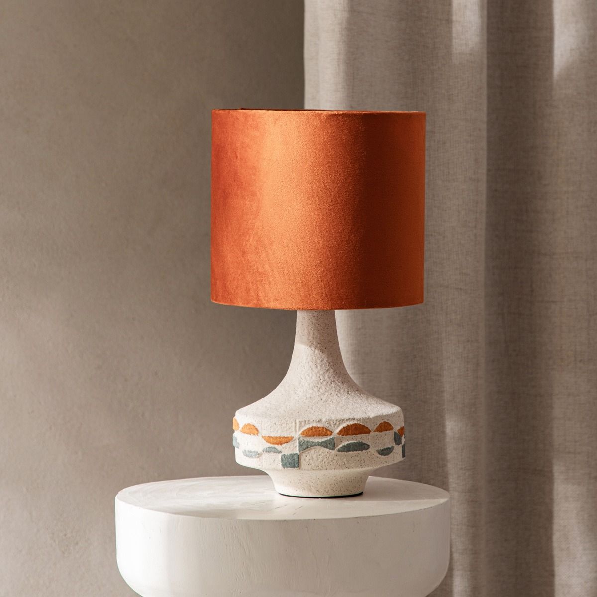 Lampa stołowa CHEVET ceramiczna 20x20x36,5 cm