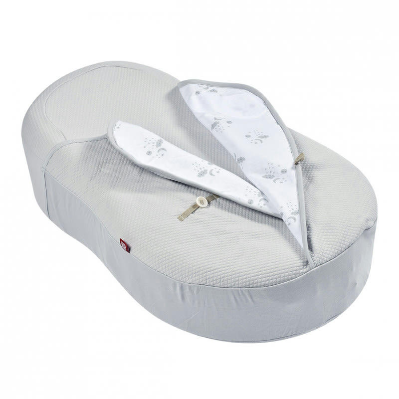 COCOONABABY - Couverture légère pour matelas gris perle