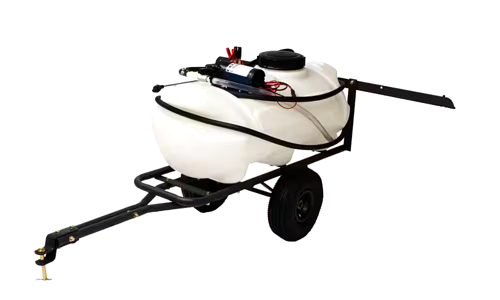 Precision Tow Behind Lawn & Garden Sprayer with Tires, 15-gal