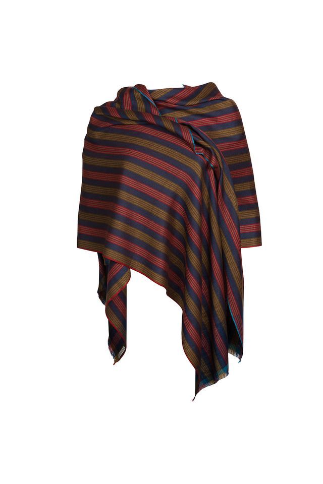 Pure Luxuries London Ratio' Cashmere & Merino Wool Shawl Wrap