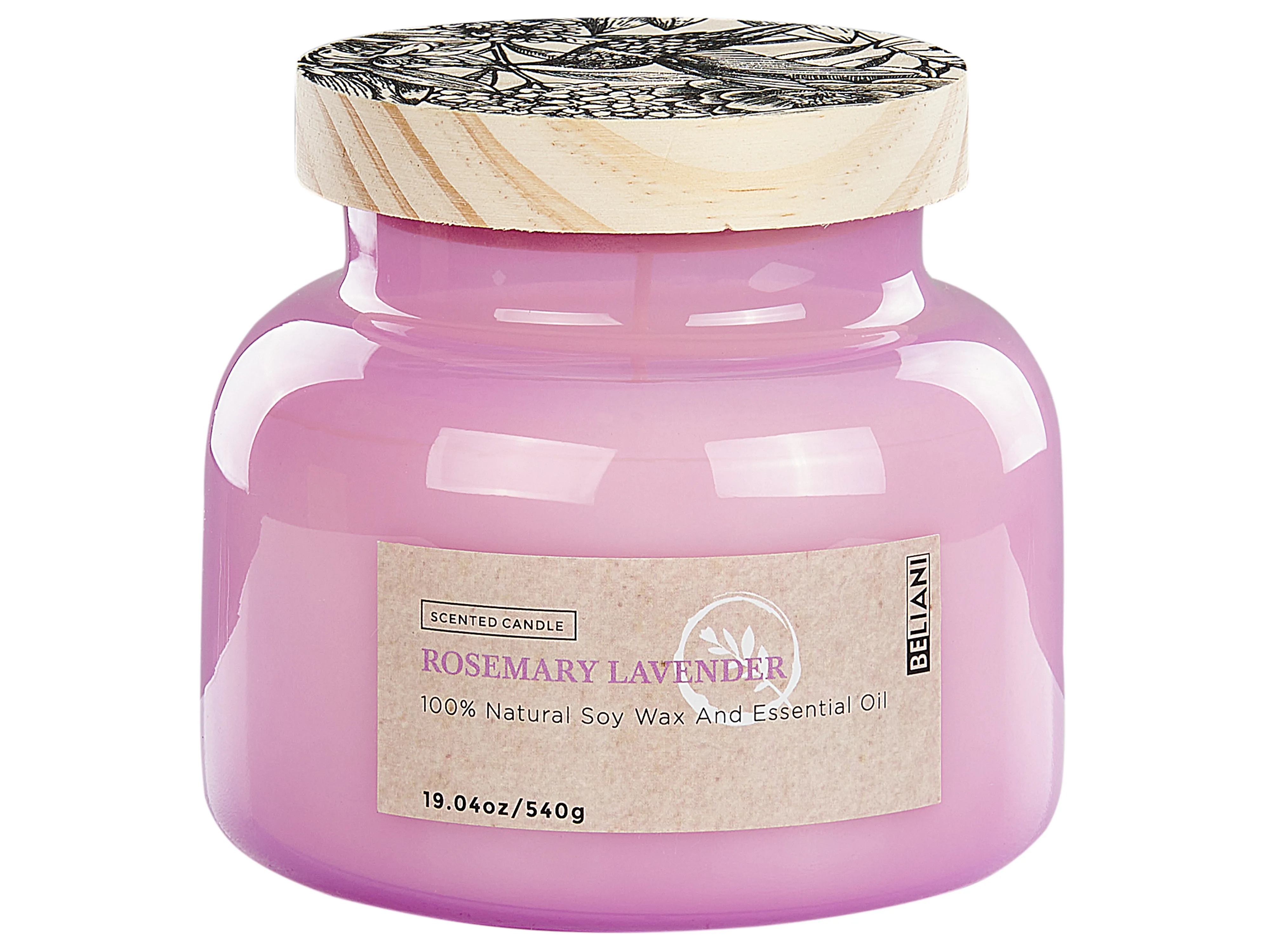 Scented Candle DELIGHT BLISS Soy Wax Fresh Notes
