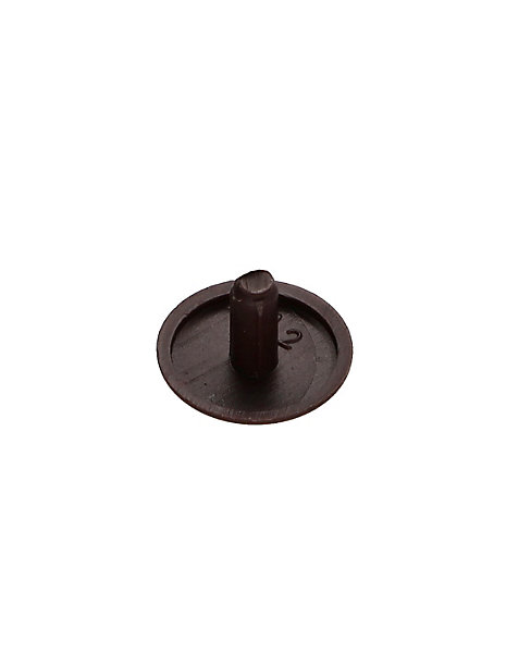 Cache tête Plastique Diamètre de tête: 12 DT 3 Longueur 6 RAL8017 brun chocolat - 500 pièces