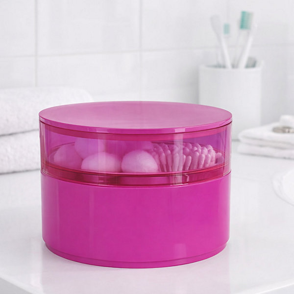 Boite de rangement Multibox SYDNEY Rose Foncé Spirella