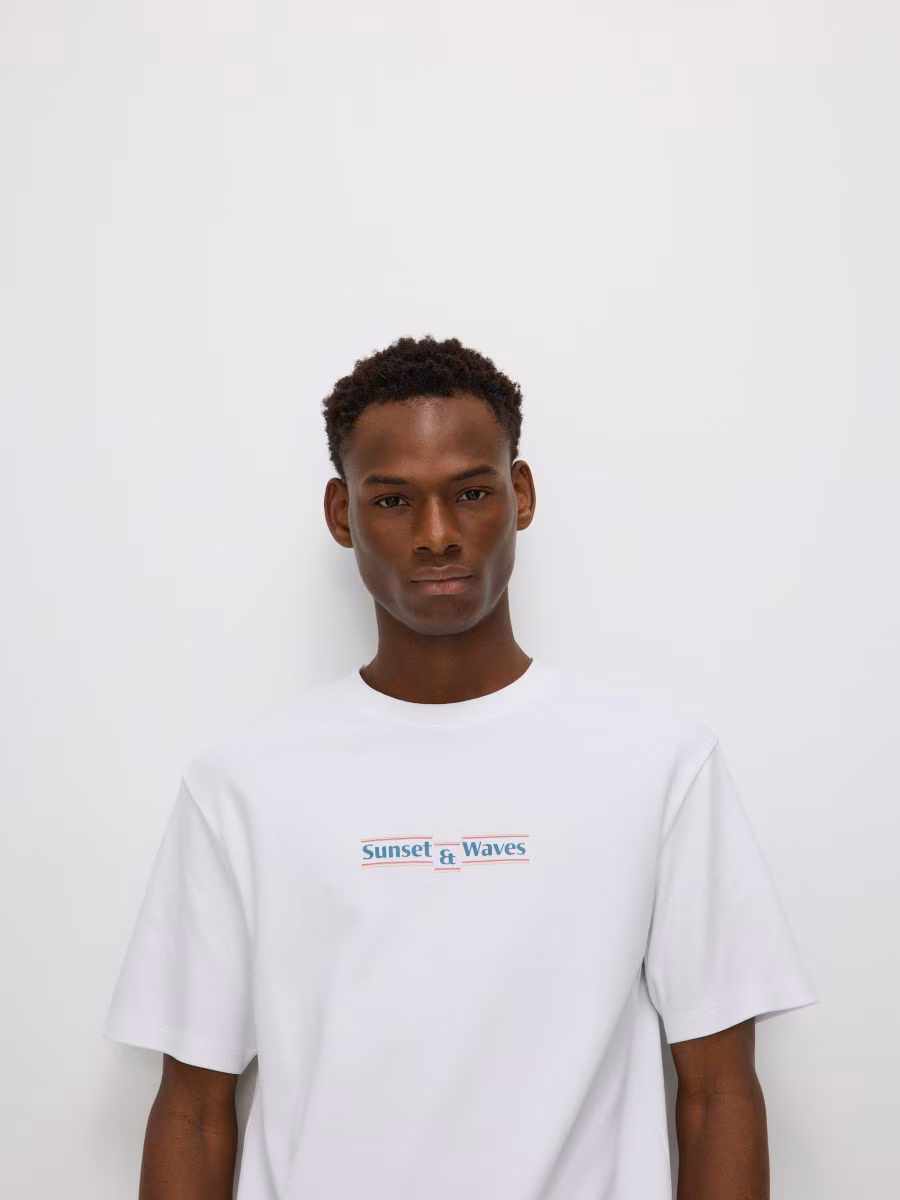 Regular Fit T-Shirt With Back Print