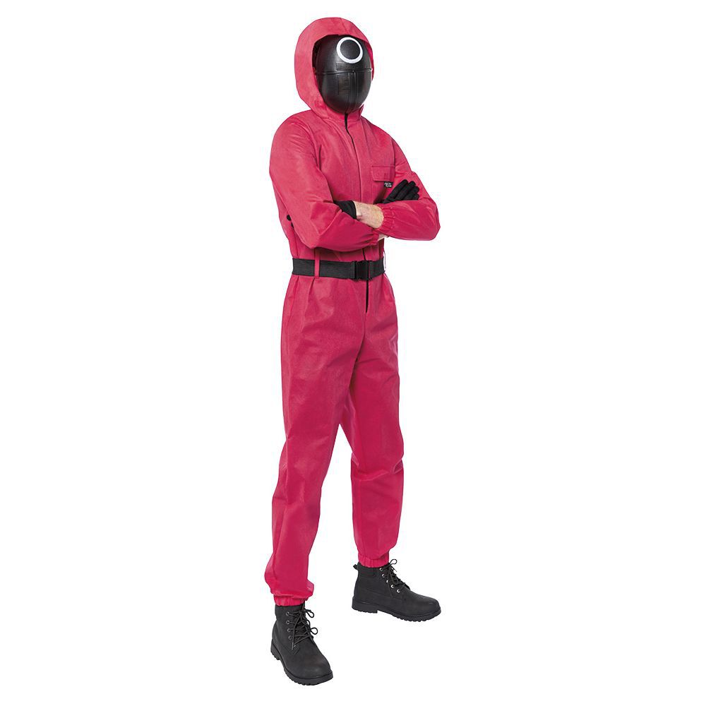 Déguisement combinaison Squid Game rouge Taille M