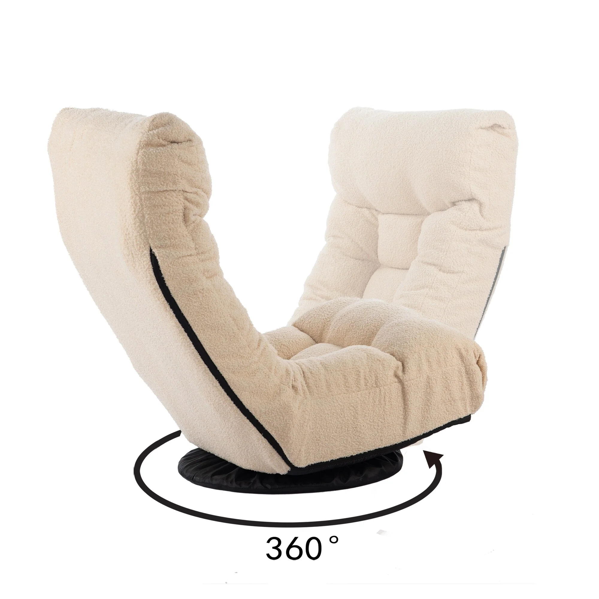 White Single Sofa Reclining Chair Japanese Chair Lazy Sofa