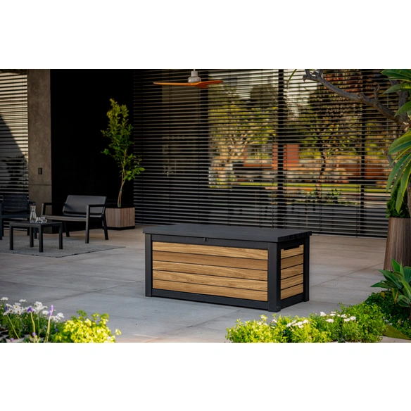 Aufbewahrungsbox »DecoCoat 165G«, PP/Metall, BxHxT: 155,1 x 69,4 x 72,4 cm, oak
