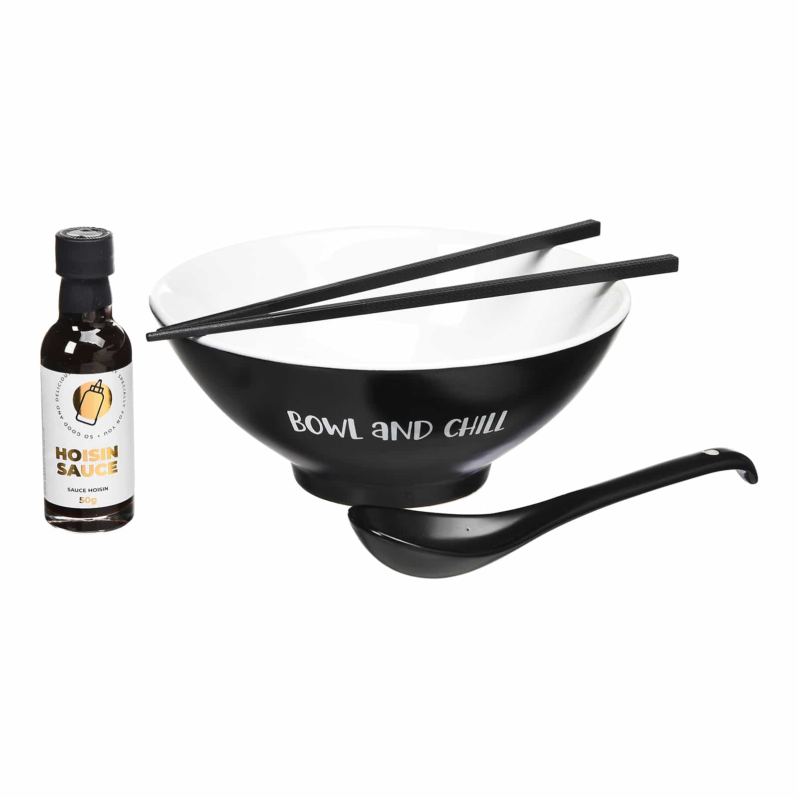 Geschenk-Set Bowl and Chill Schwarz, 4 -tlg., 50 g