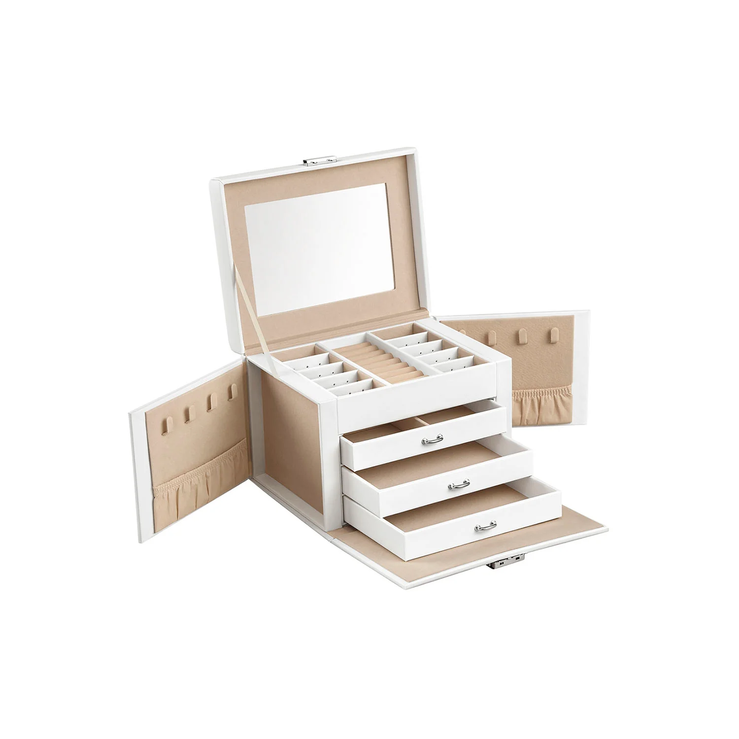 Boîte à bijoux pour voyages