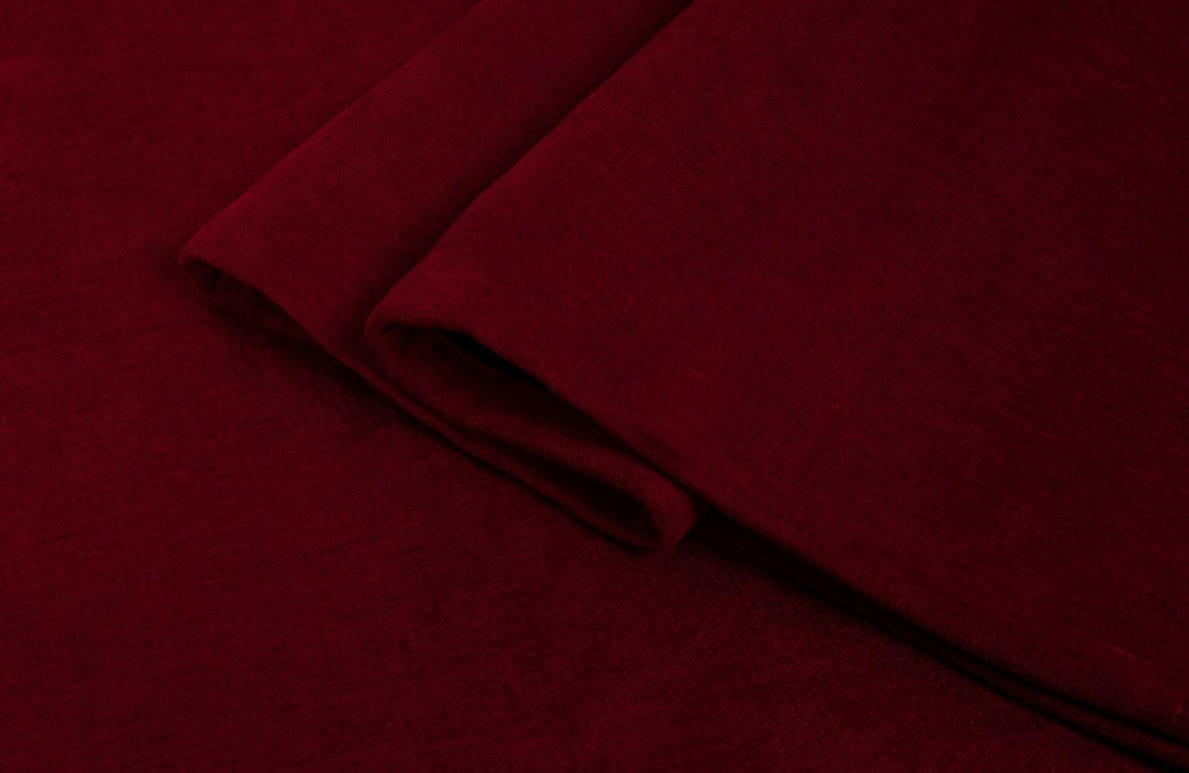 GALENA - Rideau thermique aspect velours 140x260cm Rouge