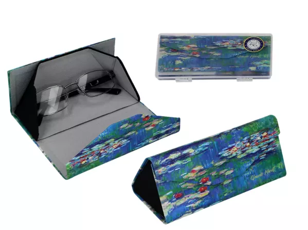 Etui na okulary składane Carmani - Claude Monet, Nenufary 33.021-8370