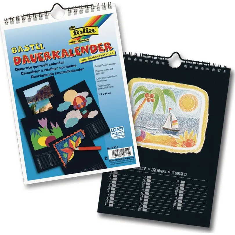 Geburtstagskalender Folia Dauerkalender