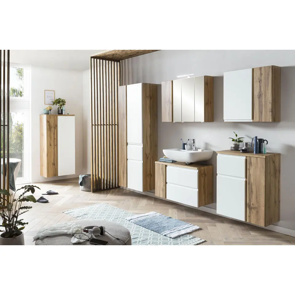 Middelgrote opbergkast Varese - 65 x 35 x 130 cm - Wit