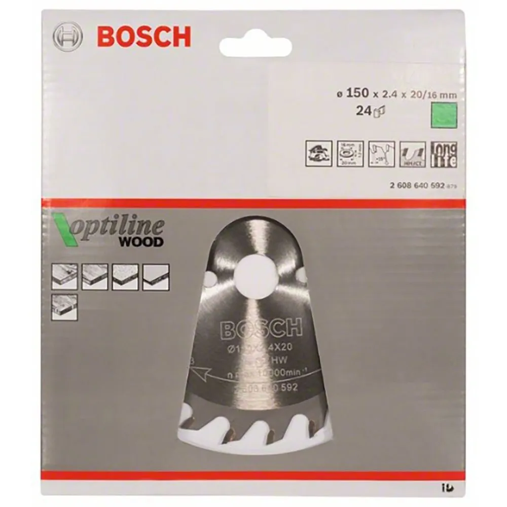 Bosch OP WO H 150x20-24 Wood Circular Saw Disc