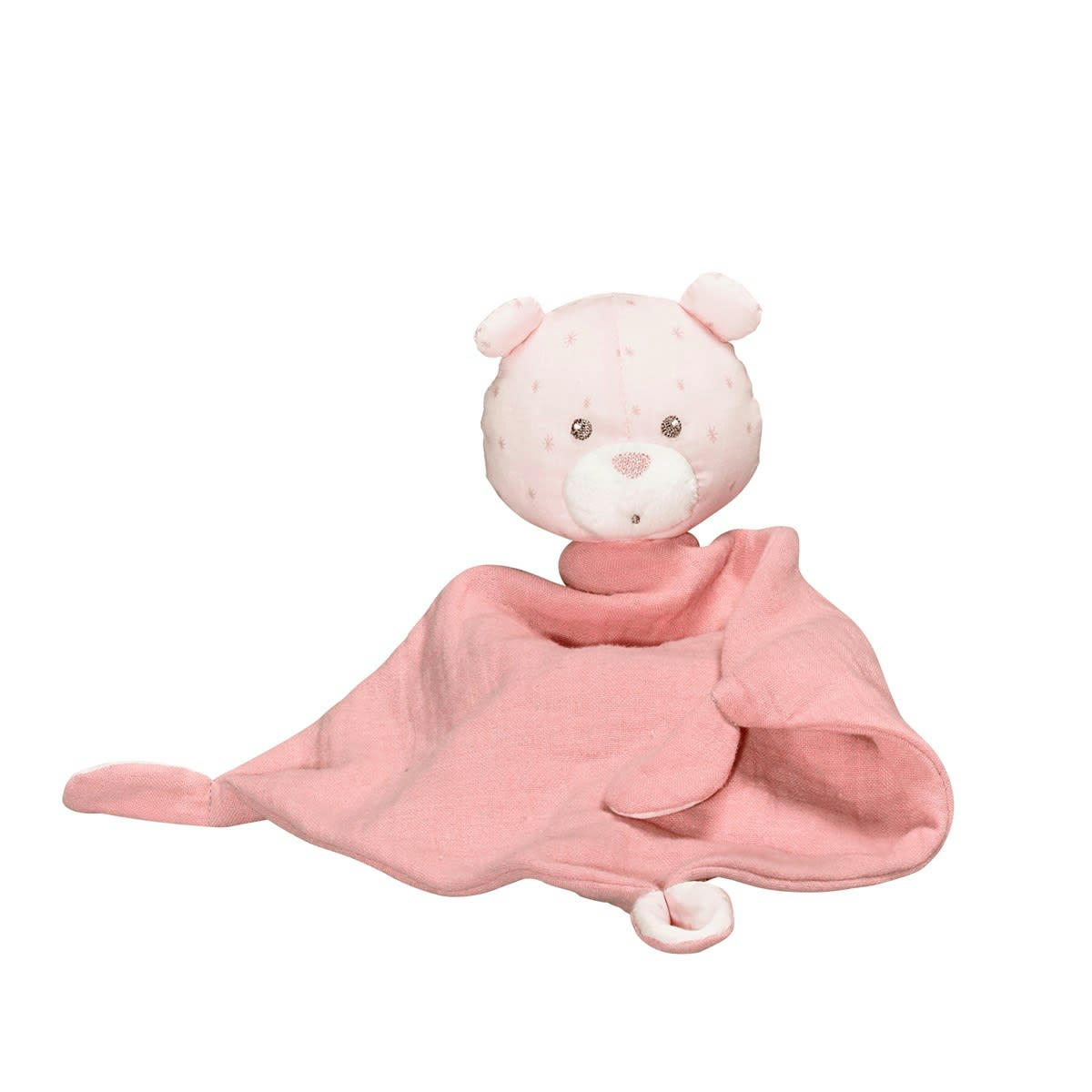 LILY - Doudou mouchoir en coton