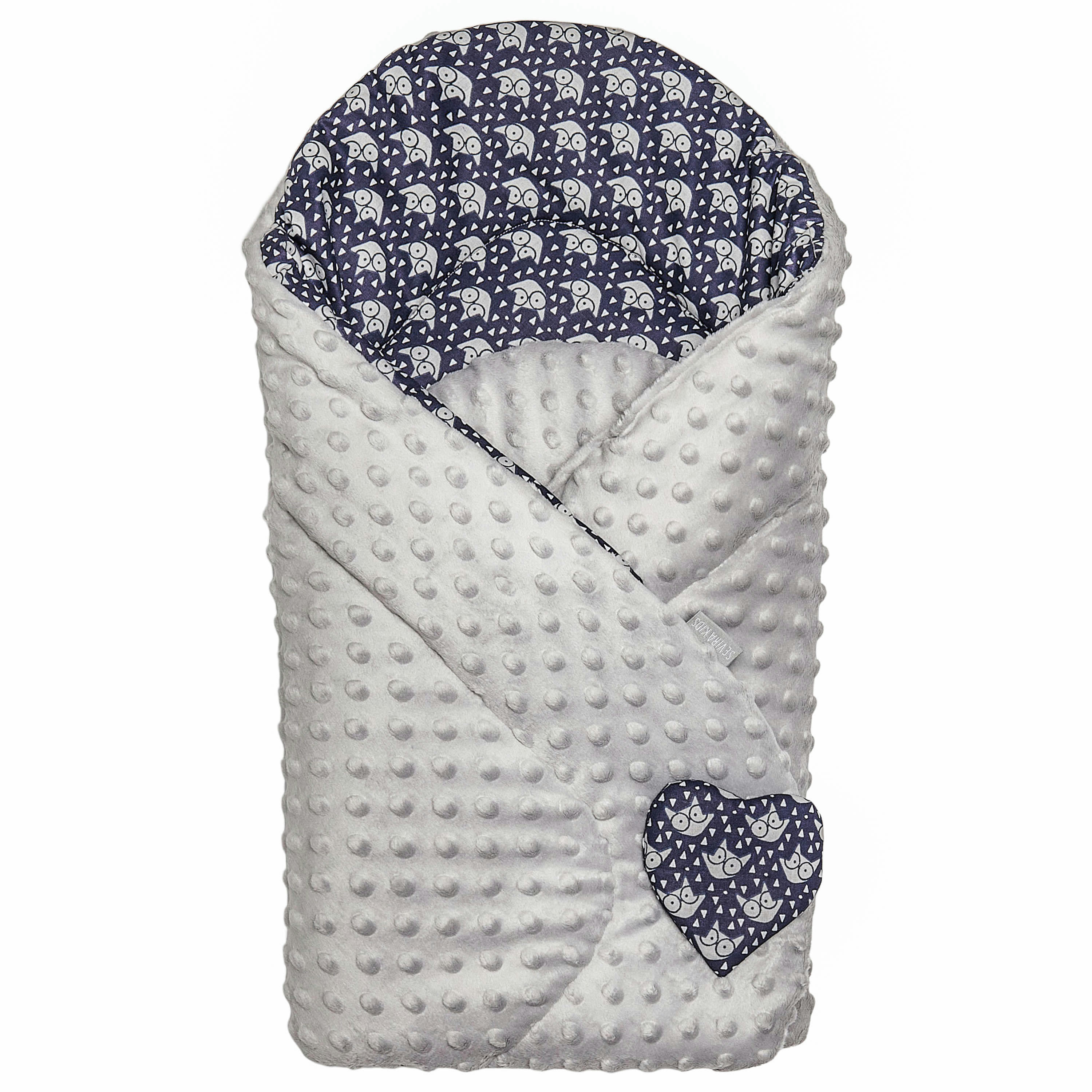 ELI ESKIMO - Gigoteuse d'emmaillotage minky réversible -