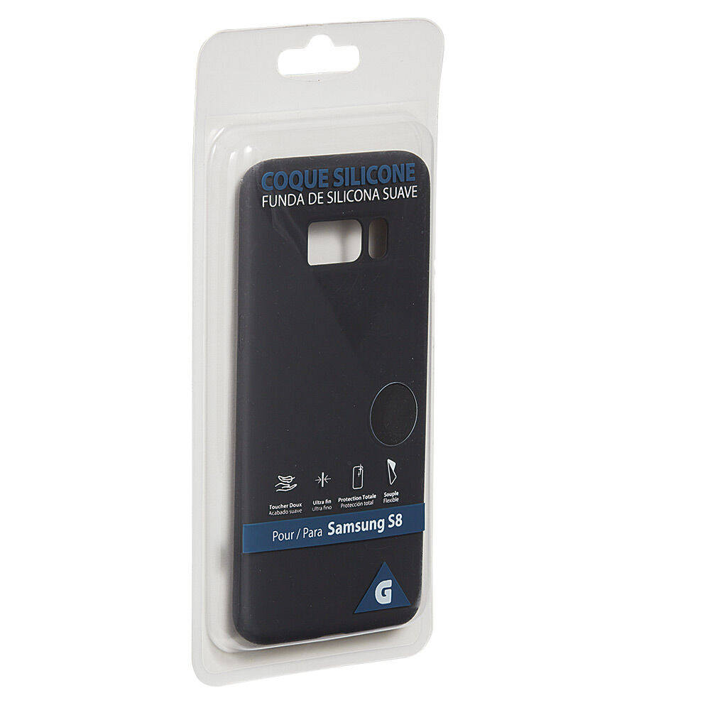 Coque en silicone Samsung S8 noir