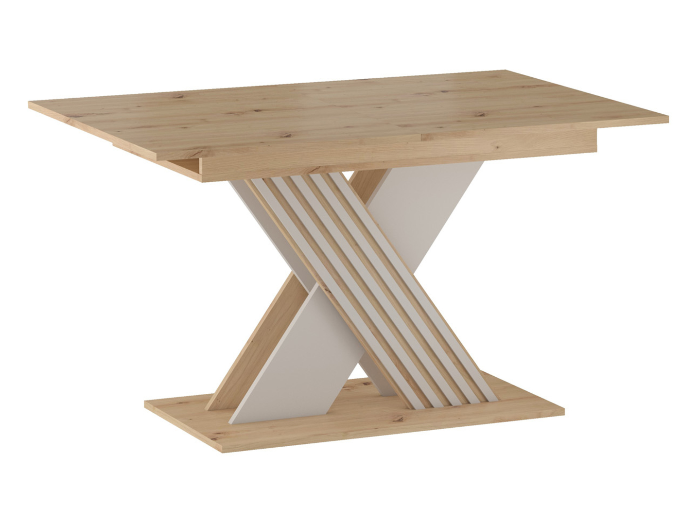 Stół rozkładany Brevas 130/175x85 dąb artisan/kaszmir
