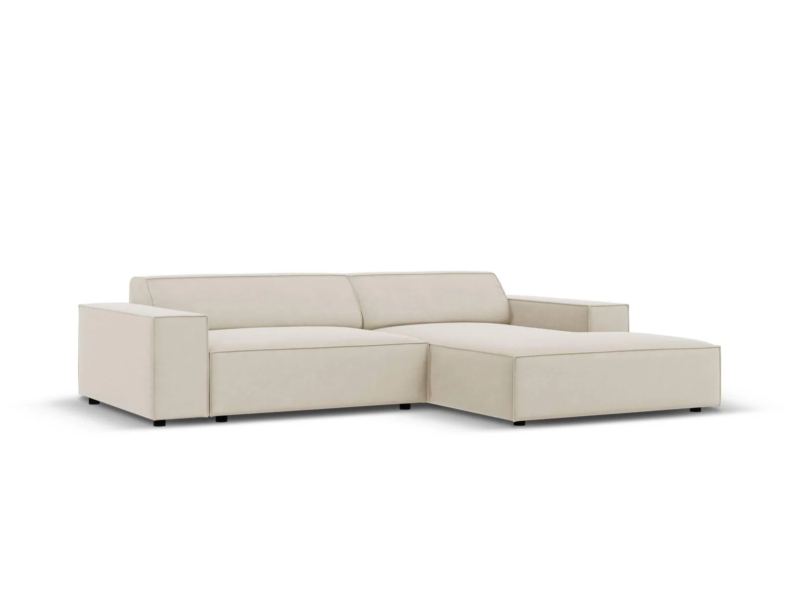 4-zits hoekbank Jodie velvet rechts