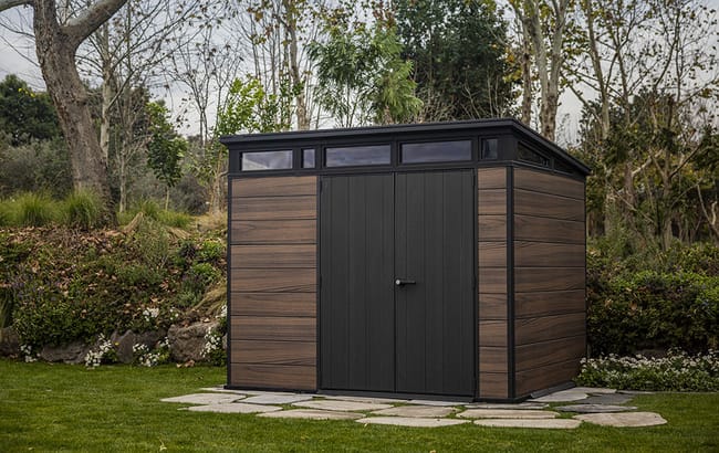 Keter Newest Shed 9x7ft - Rosewood