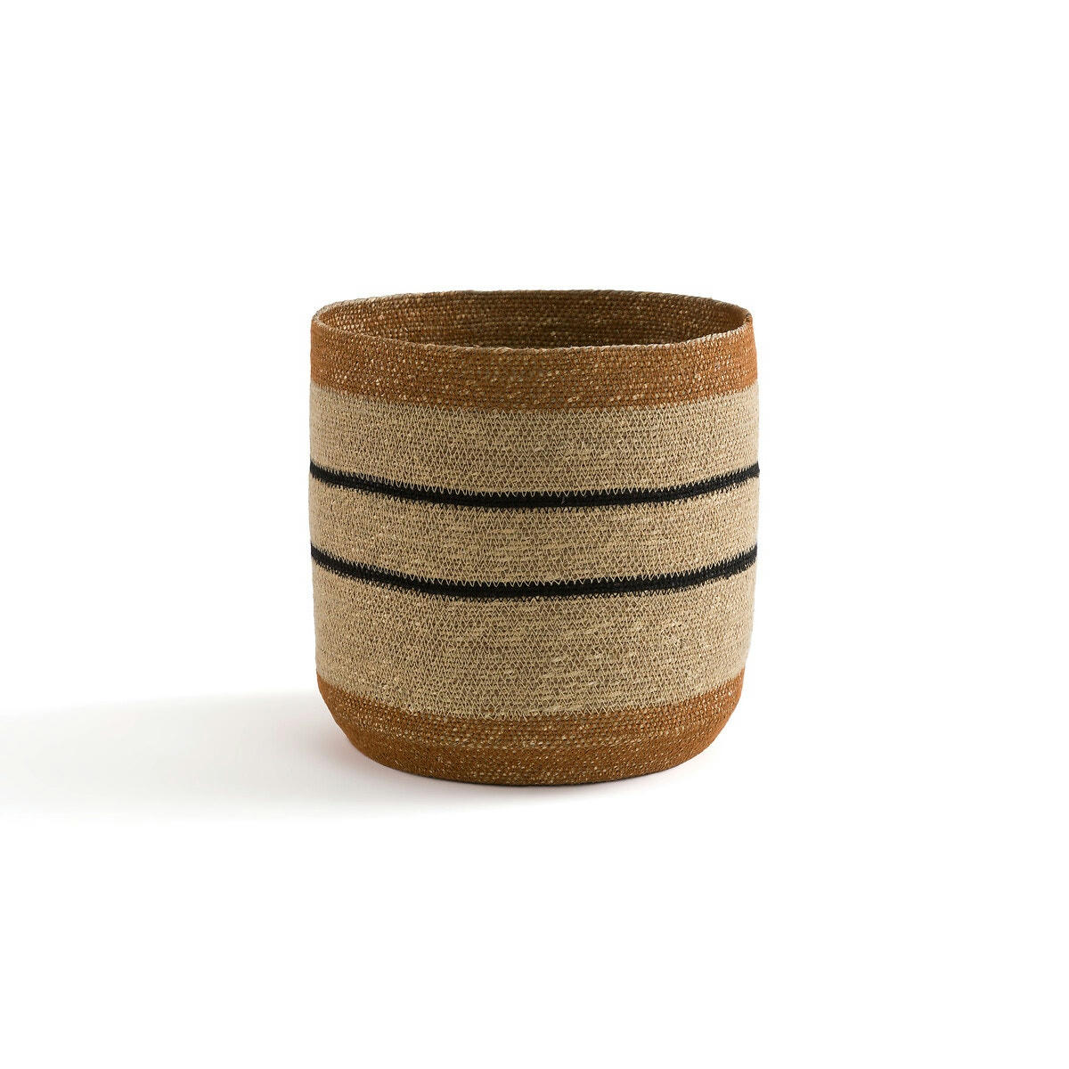 Panier multicolore en herbier, Saski