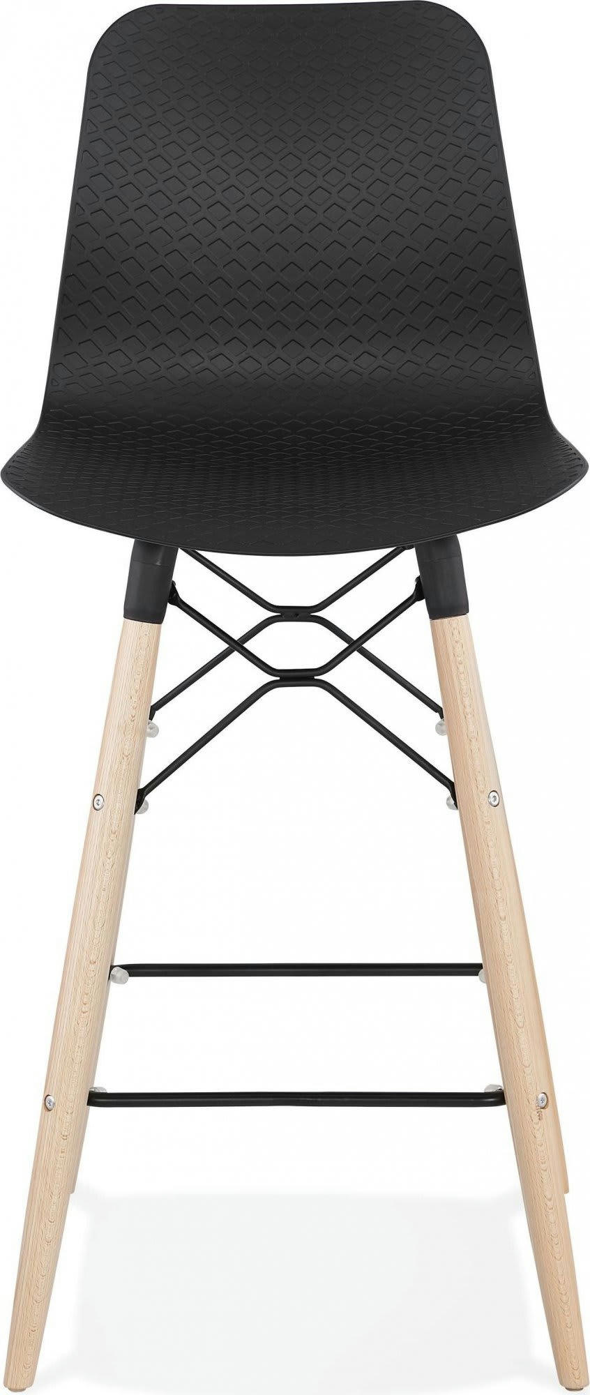 DETROIT MINI - Tabouret de bar Polymère Noir H. assise 69 cm