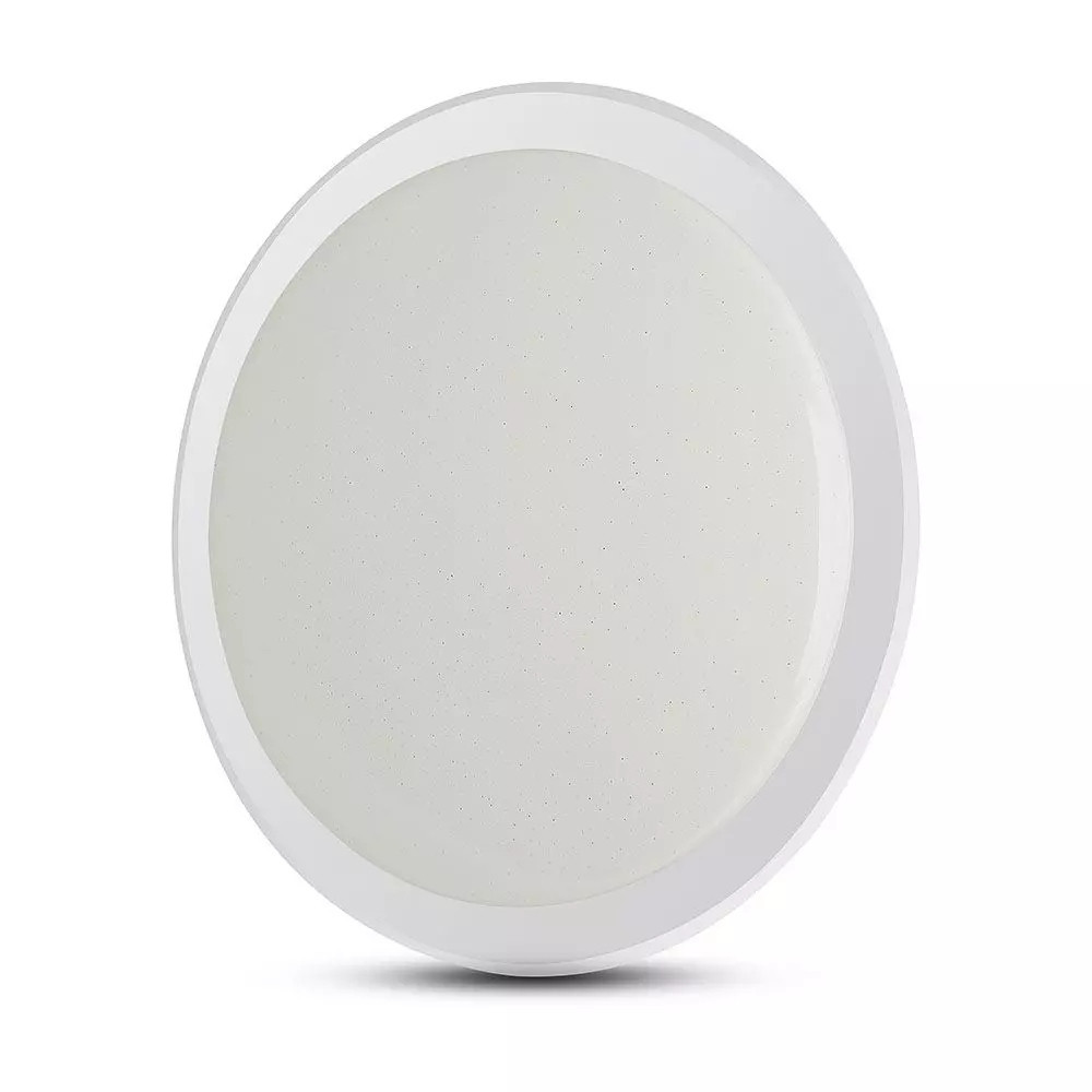 Plafon 8555 z pilotem okrągły biały LED 1x60W 56,5cm 6000lm IP20 V-TAC