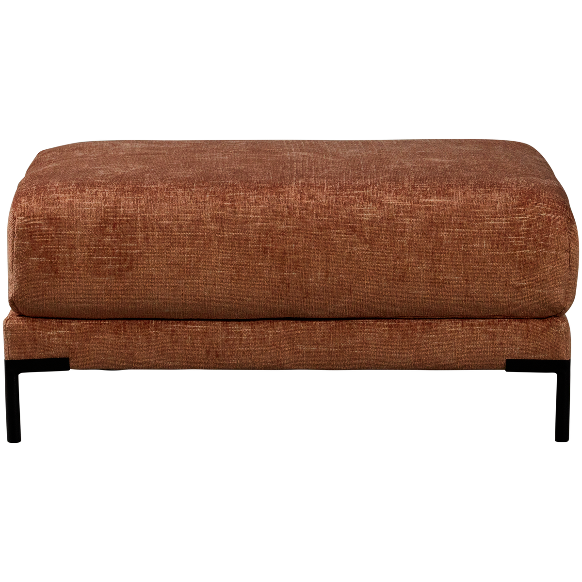 vtwonen poef Couple - Polyester - Rust Melange - 44x100x100