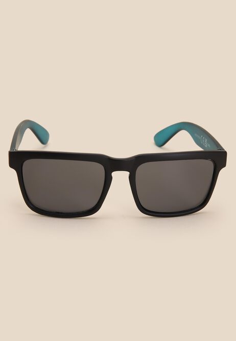 Boys Blue Square Retro Sunglasses