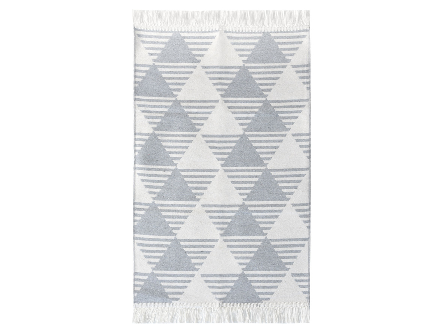 Dywanik bawełniany Primal 60x90 cm beżowo-szary