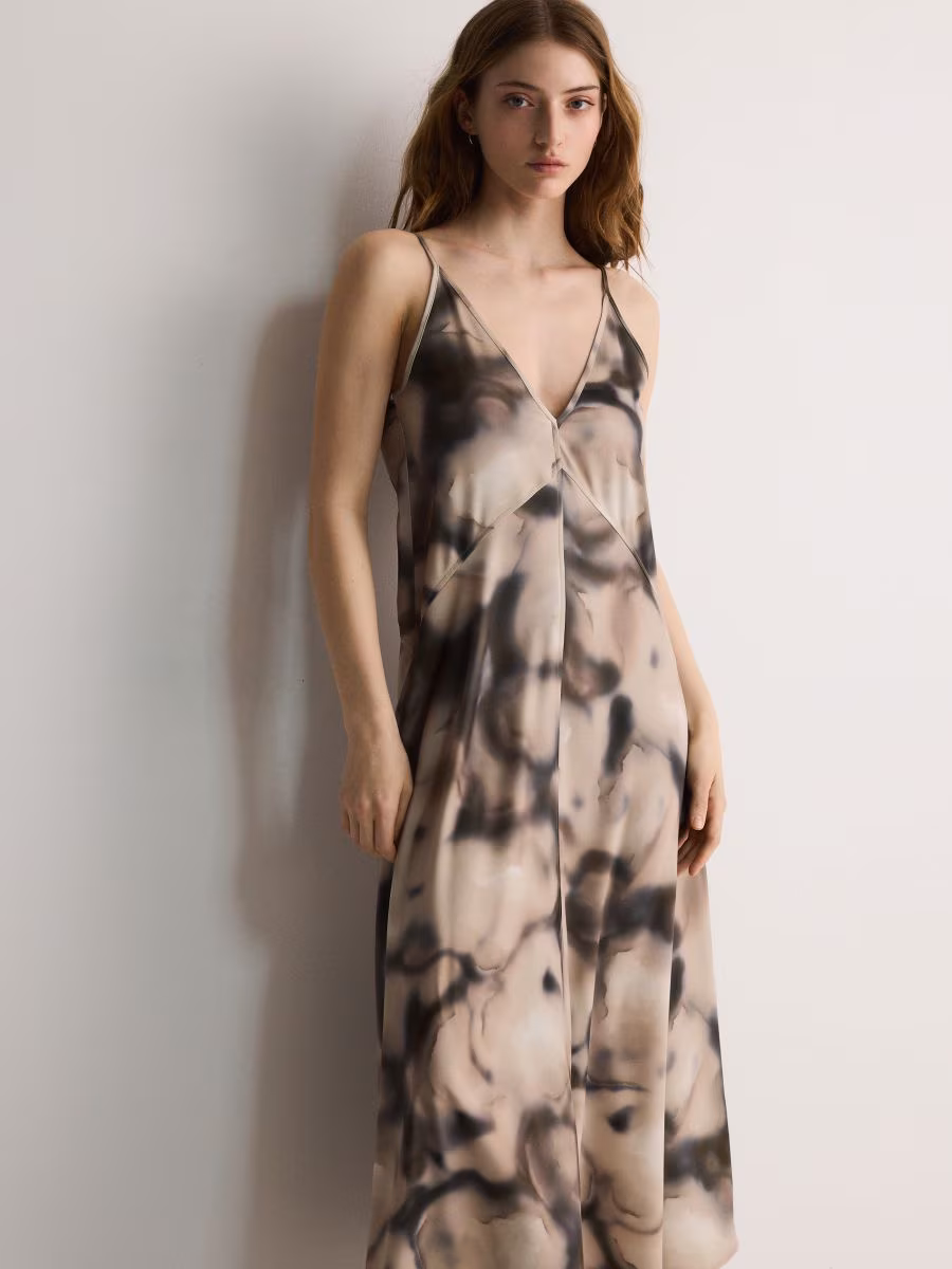 Printed Maxi Dress