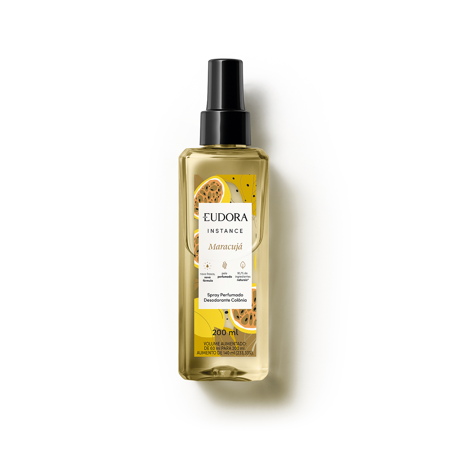 Spray Perfumado Desodorante Colônia Instance Maracujá 200ml