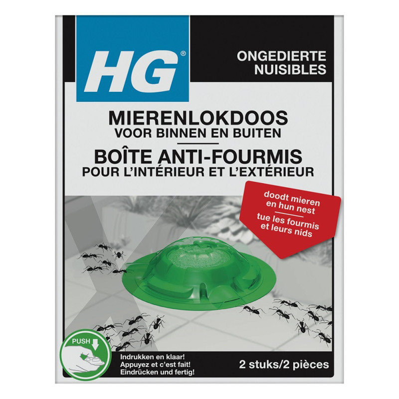 Boîte anti-fourmis intérieur et extérieur 2 pièces HG