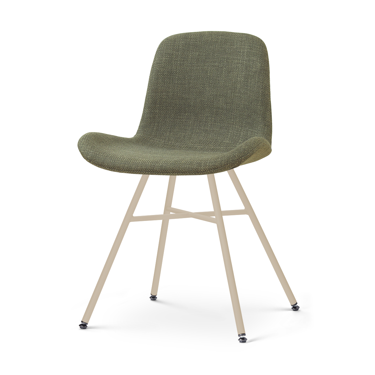 Nolon Noa-Fé eetkamerstoel forestgroen - beige onderstel